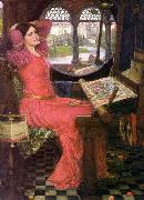 John William Waterhouse I am half sick of shadows, china oil painting reproduction